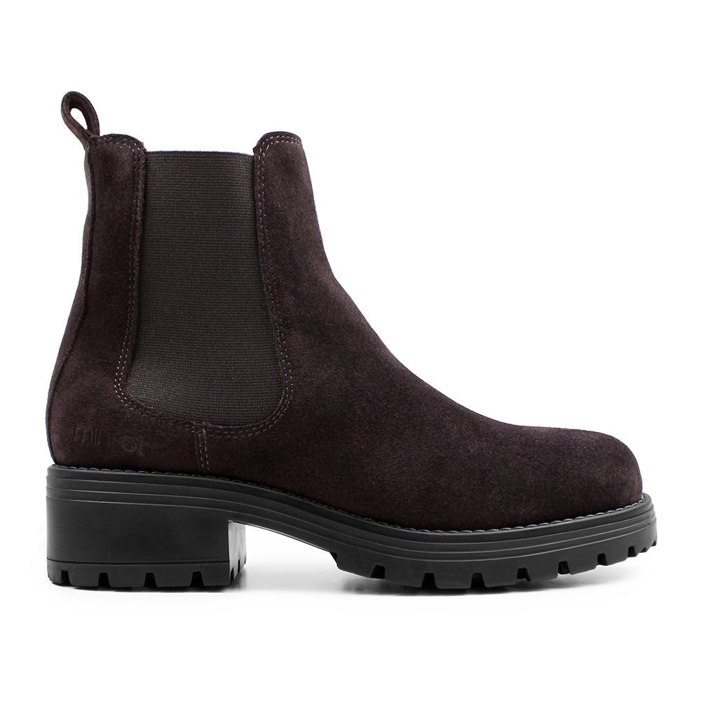 Minfot Cityspike Chelsea Pigsko Zip Ruskind Brun