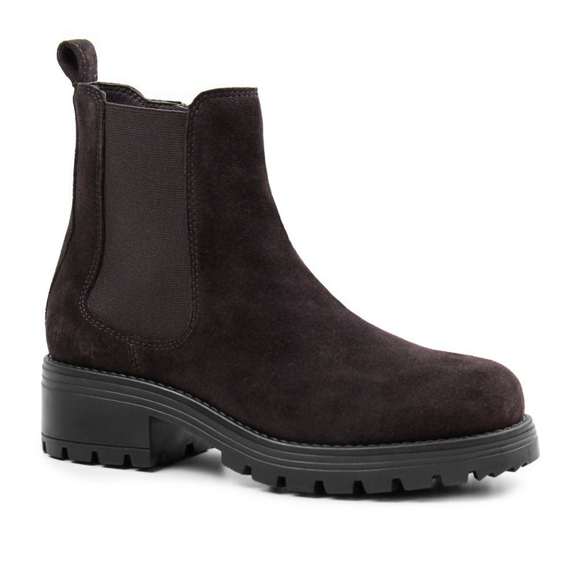 Minfot Cityspike Chelsea Pigsko Zip Ruskind Brun
