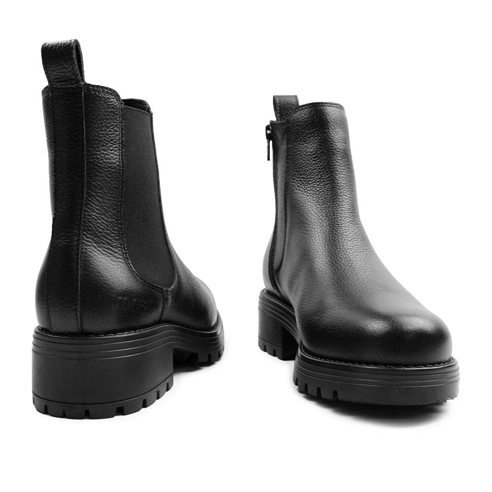 Produktbild 7 - Minfot Cityspike Chelsea Broddskor Zip Skinn Svart