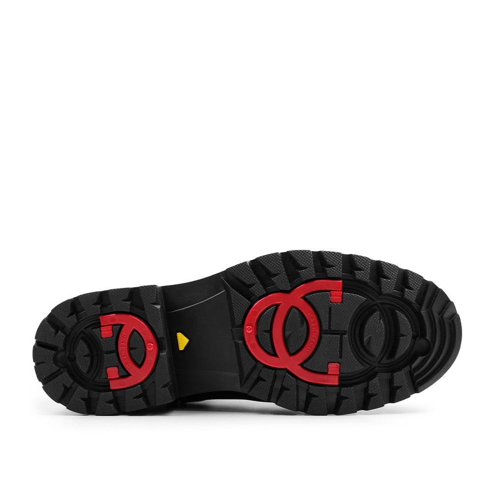 Minfot Cityspike Chelsea Pigsko Zip Læder Sort