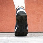 Minfot Cloe Sneaker Dame Lynlås Ruskind Sort