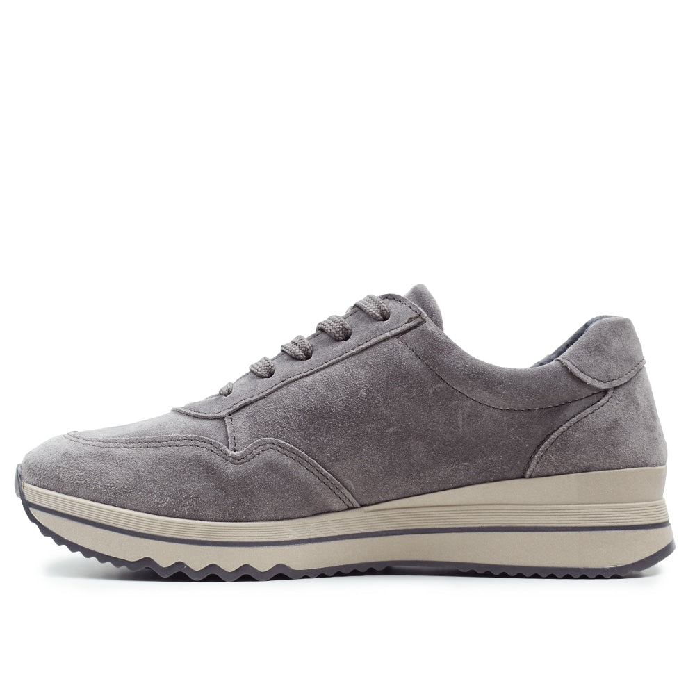 Minfot Cloe Sneaker Lynlås Ruskind Taupe