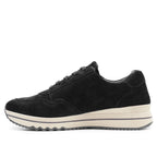 Minfot Cloe Sneaker Dame Lynlås Ruskind Sort