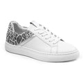 Minfot Comfort Sneakers Skinn Leopard Hvid