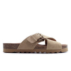 Minfot Cross Sandaler Dame Ruskind Sand