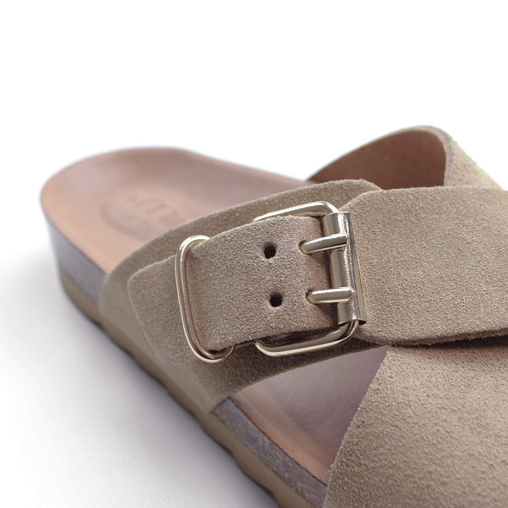 Minfot Cross Sandaler Dame Ruskind Sand