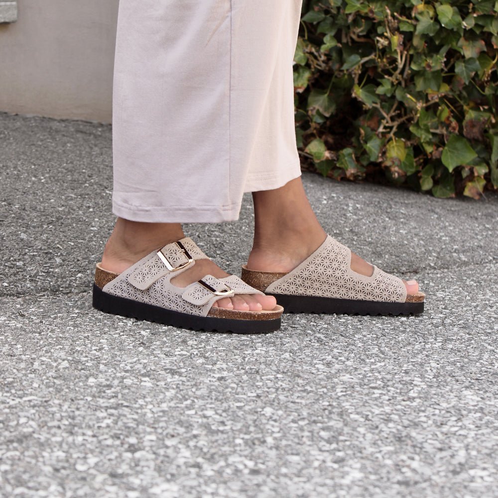 Minfot Daisy Sandaler Dame Taupe 