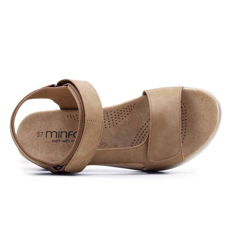 Minfot Cloudlite Joy Sandaler Dame Brun