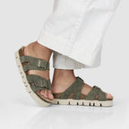Minfot Upstep Lill Sandaler Dame Ruskind Grøn