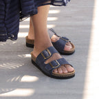Minfot Moa Sandaler Dame Bio Ruskind Navy