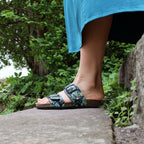 Minfot Softstep Sandaler Dame Biosandal 2-remme Tropical Glow Sort