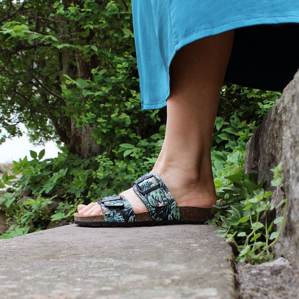 Produktbild 13 - Minfot Sandaler Softstep Tropical Glow Svart