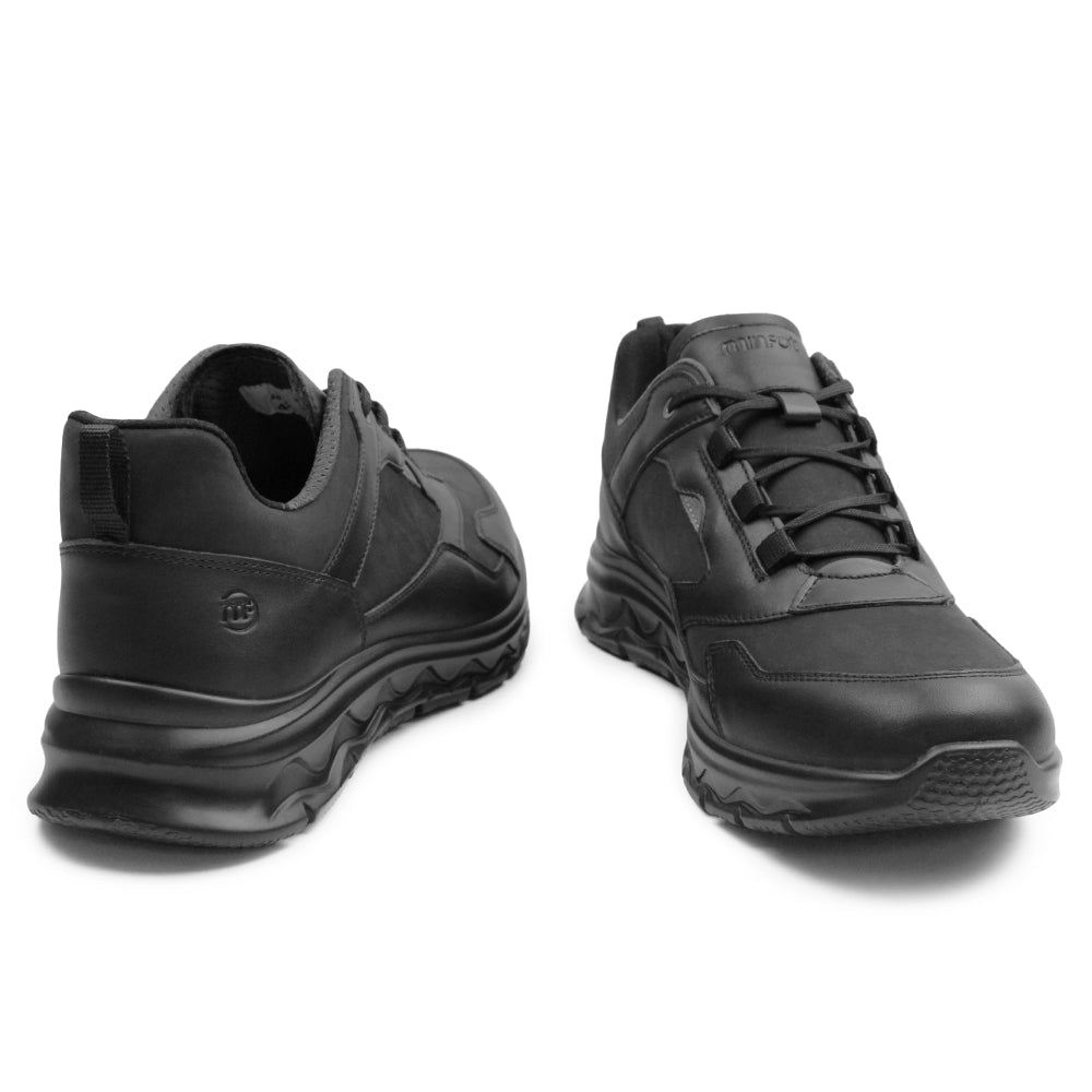 Minfot Dex Skor Herr Skinn Svart