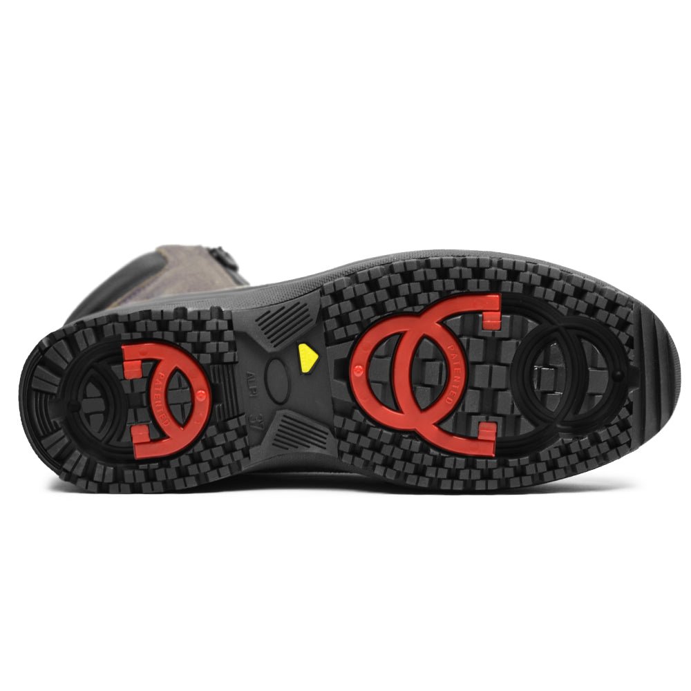 Minfot Pigsko Boden Ruskind Uld Taupe