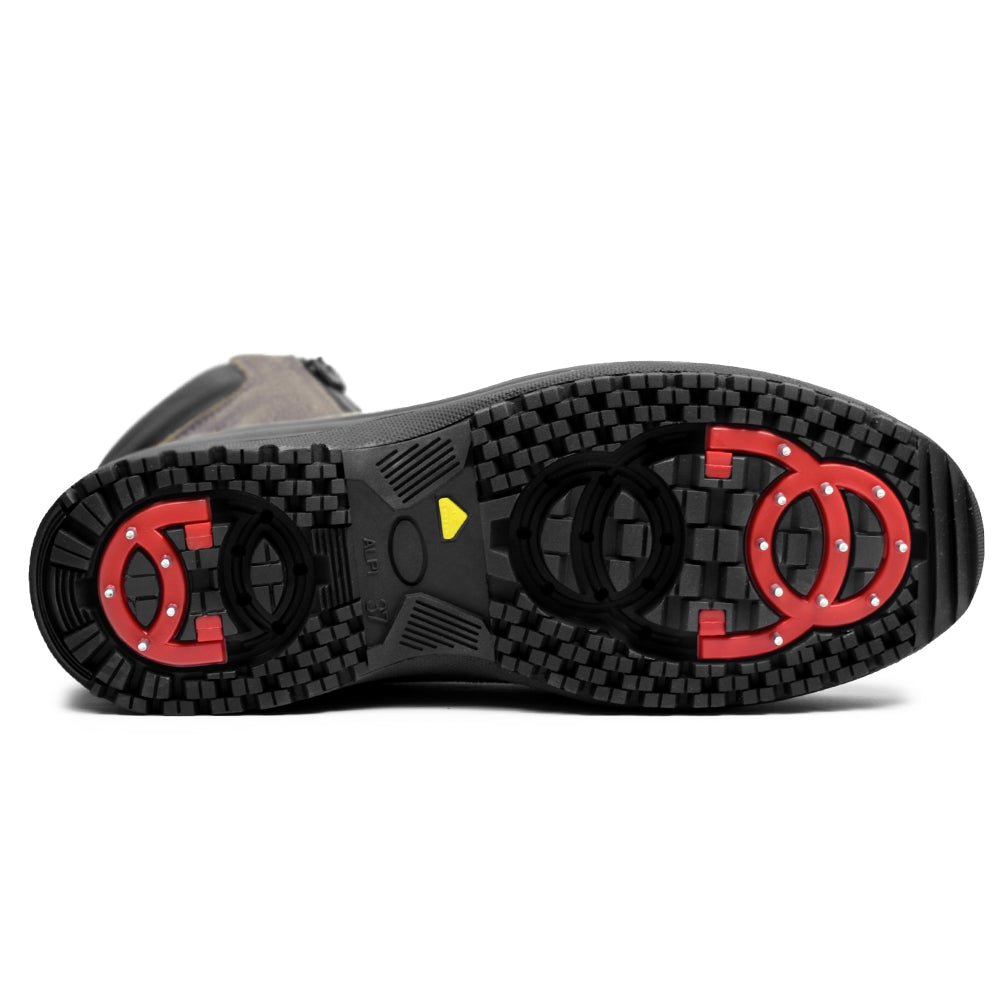 Minfot Pigsko Boden Ruskind Uld Taupe