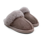 Minfot Hjemmesko Fåreskind Slip-on Duved med sål Stone

