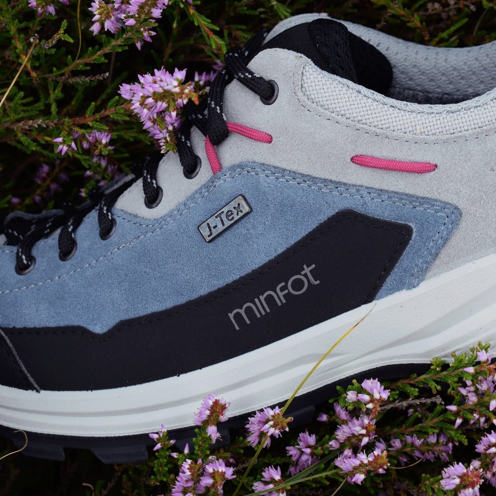 Minfot Ellne Walkingsko J-Tex Lyseblå