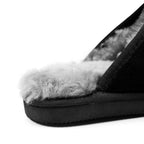 Minfot Hjemmesko Fåreskind Slip-on Orust med sål Sort