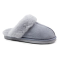 Minfot Hjemmesko Fåreskind Slip-on Duved med sål Grå