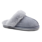 Minfot Hjemmesko Fåreskind Slip-on Duved med sål Grå