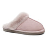 Minfot Fåreskinds Hjemmesko Slip-on Duved med såle Lyserød