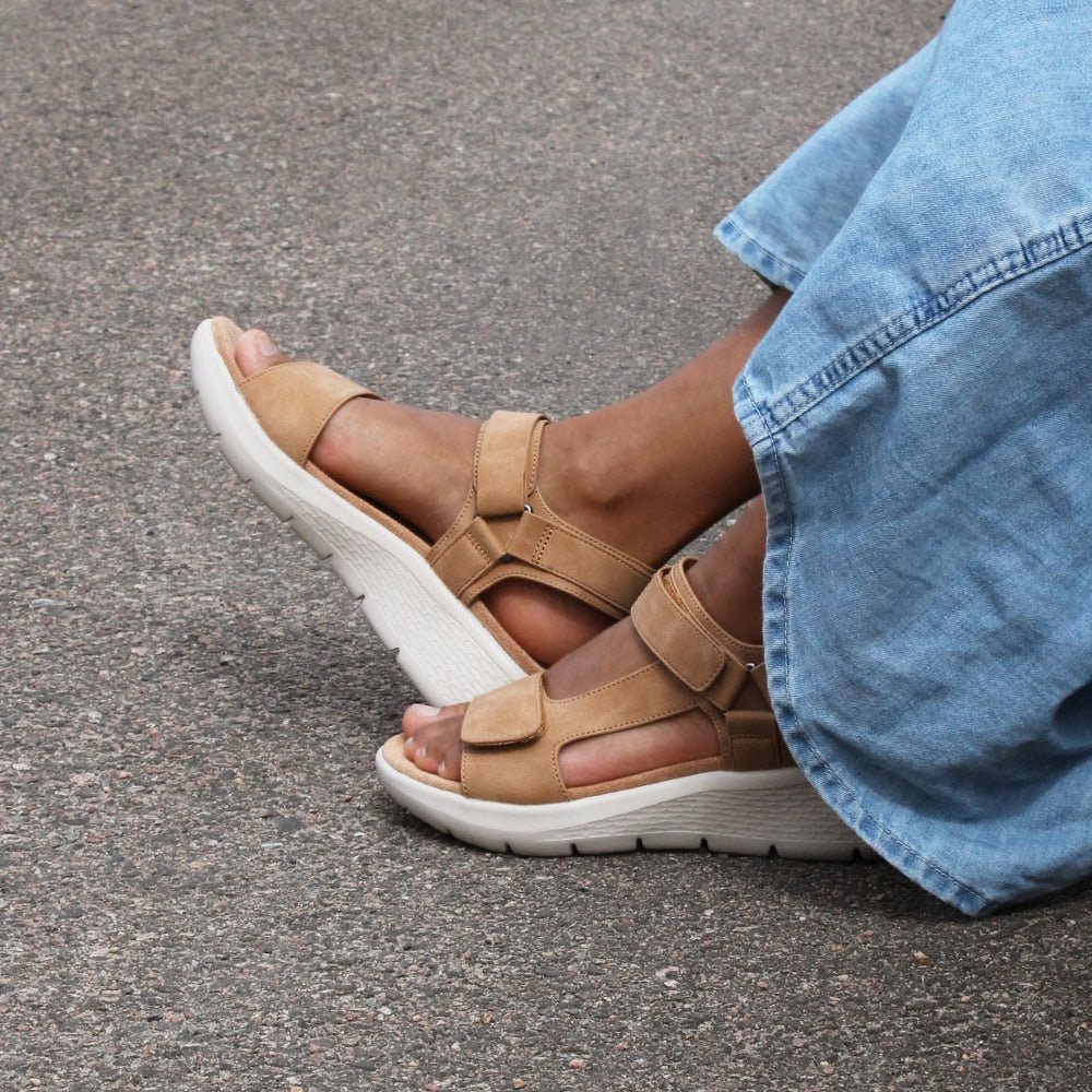 Minfot Cloudlite Joy Sandaler Dame Brun