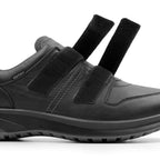 Minfot Grip Sko med Velcro Herre Vandafvisende TEX Skind Sort
