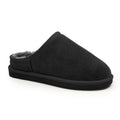 Minfot Hjemmesko Fåreskind Vejle med sål Sort
