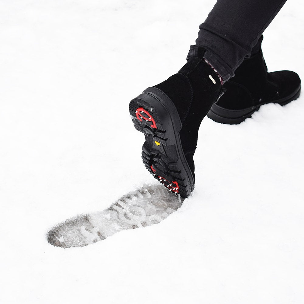 Minfot Pigsko Kalix Ruskind Uld Sort