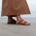 Minfot Kayo Sandaler Dame Læder Primo Soft Ljusbrun