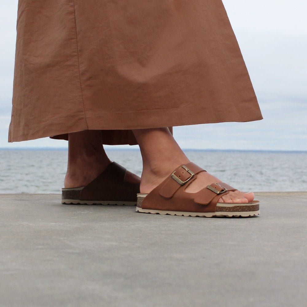 Minfot Kayo Sandaler Læder Primo Soft Ljusbrun