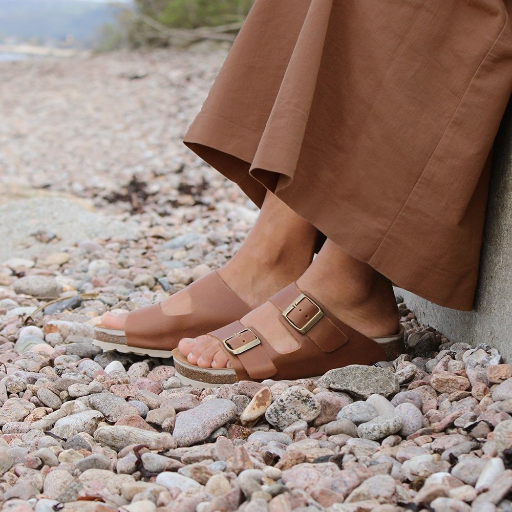 Minfot Kayo Sandaler Læder Primo Soft Ljusbrun