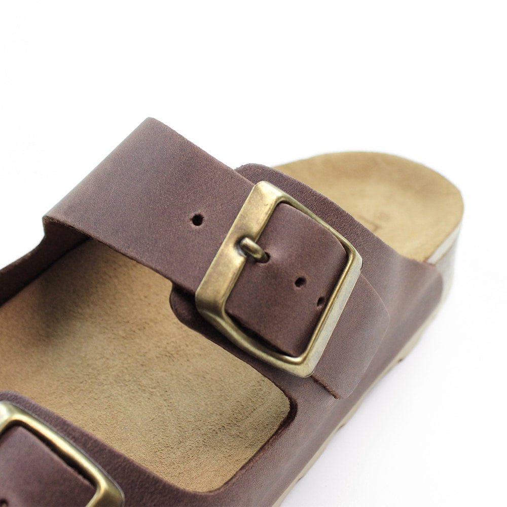 Minfot Kayo Sandaler Læder Primo Soft Mørkebrun