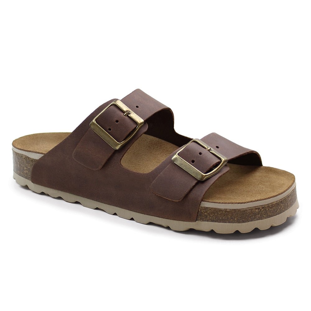 Minfot Kayo Sandaler Läder Primo Soft Mörkbrun