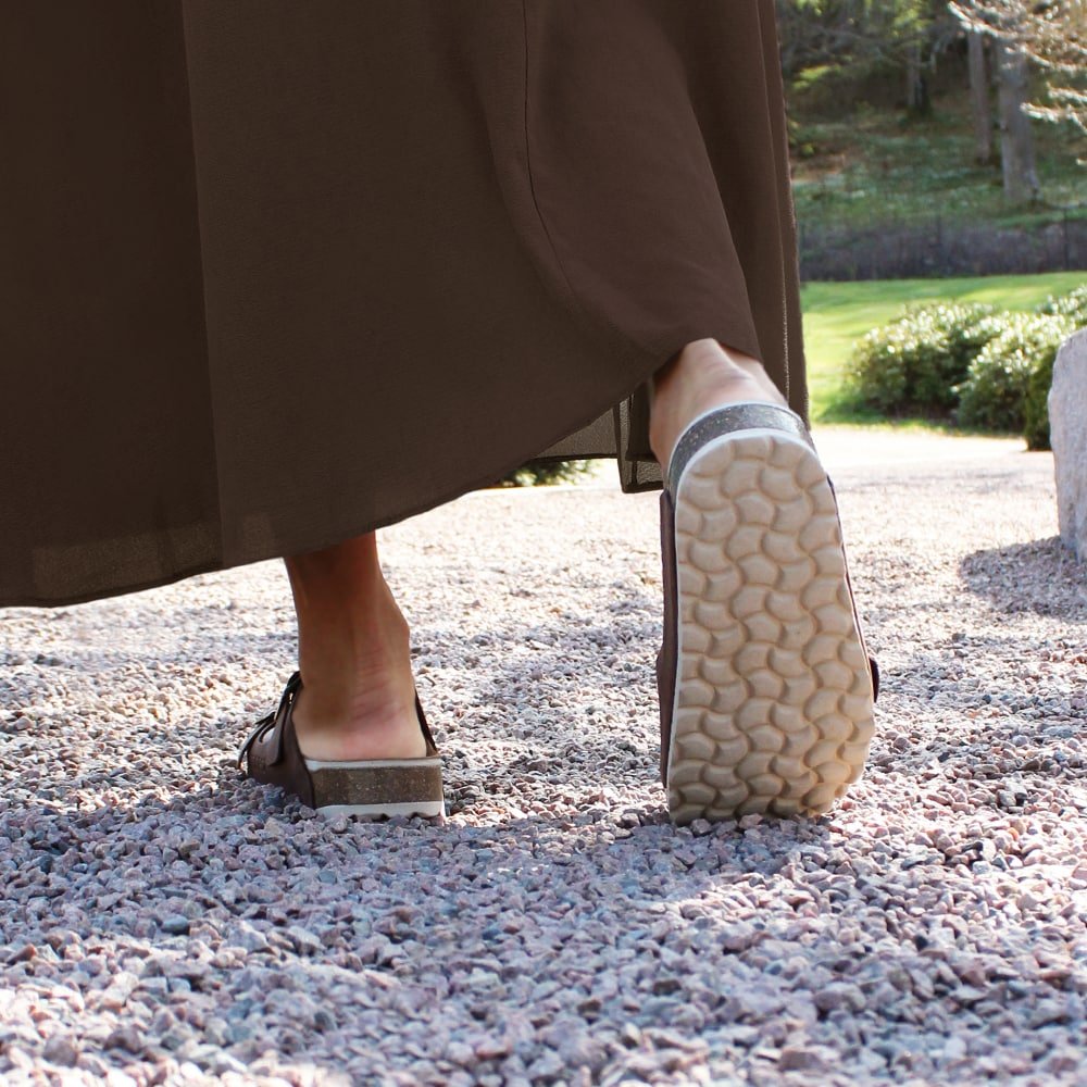 Minfot Kayo Sandaler Læder Primo Soft Mørkebrun