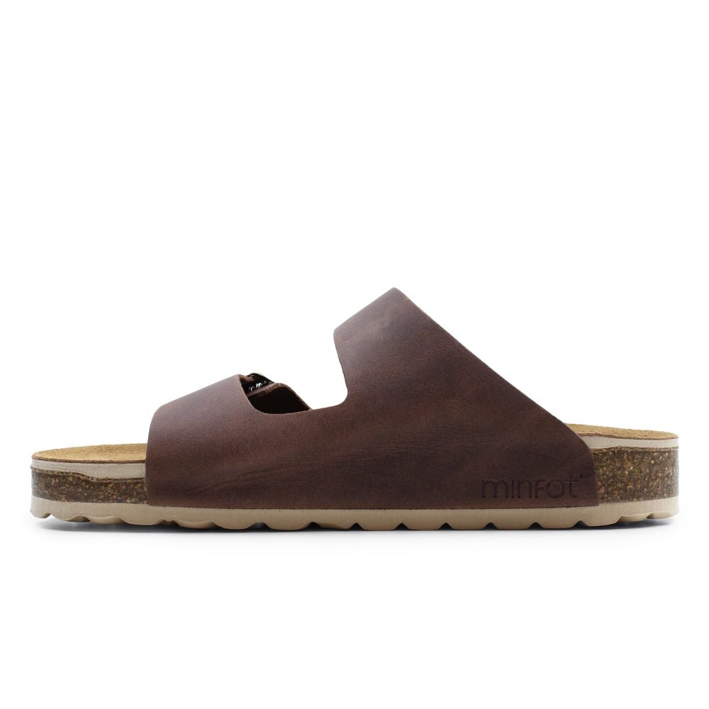 Produktbild 4 - Minfot Kayo Sandaler Läder Primo Soft Mörkbrun