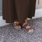 Minfot Kayo Sandaler Dame Læder Primo Soft Mørkebrun