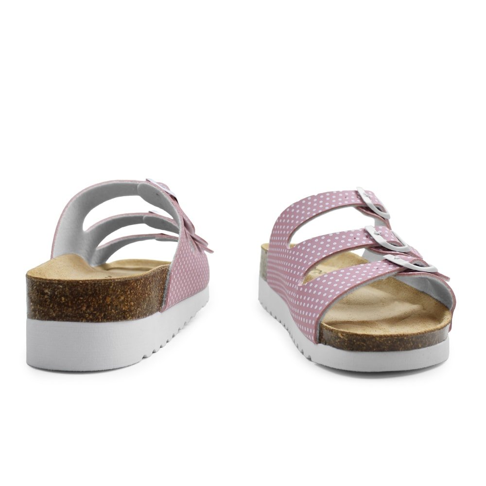 Minfot Sandal Blød Bio Dots Lyserød