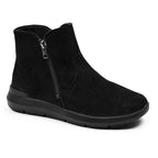 Minfot Lea Boots Stretch Lynlås Sort