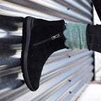 Minfot Lea Boots Stretch Lynlås Sort