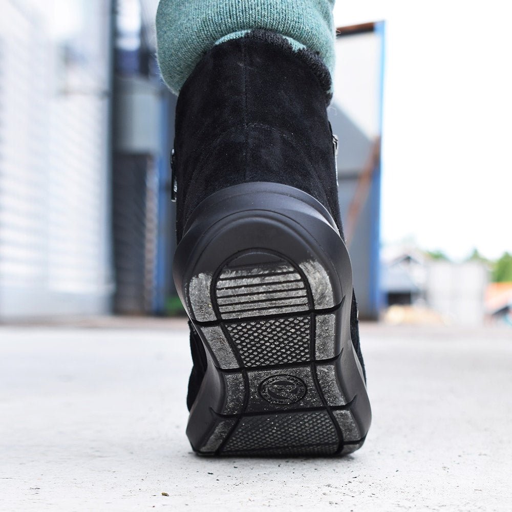 Minfot Lea Boots Stretch Lynlås Sort