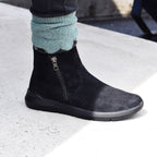 Minfot Lea Boots Stretch Lynlås Sort