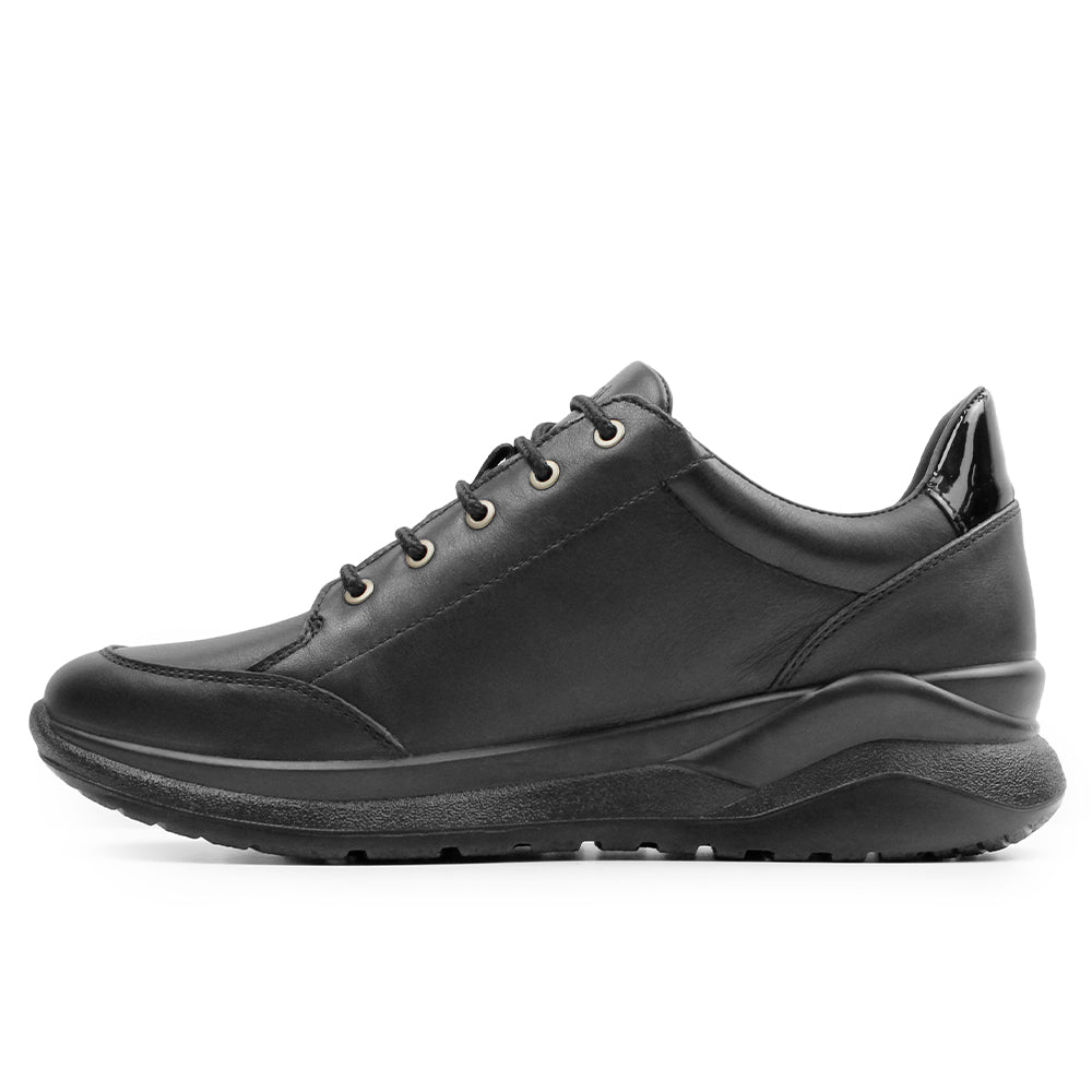 Minfot Lexi Sneakers Dame Vandafvisende TEX Skind Sort