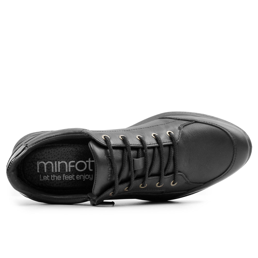 Minfot Lexi Sneakers Dame Vandafvisende TEX Skind Sort