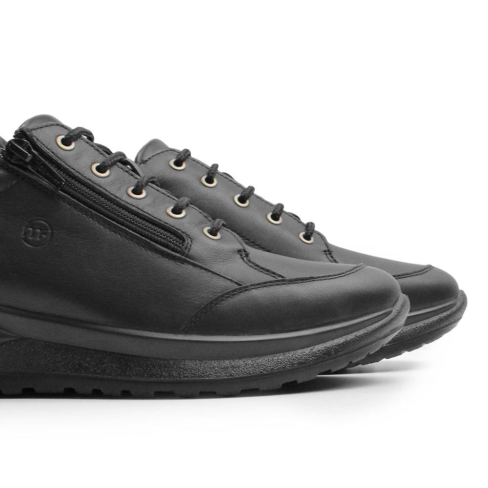 Minfot Lexi Sneakers Dame Vandafvisende TEX Skind Sort