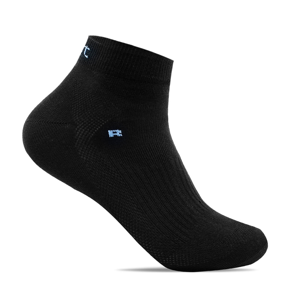 Minfot-Loparstrumpor-Tunna-Lyocell-5-pack-Svart