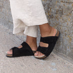 Minfot Hallux Valgus Sandaler Primo Soft Sort