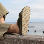 Minfot Luma Sandaler Velcro Ruskind Grøn