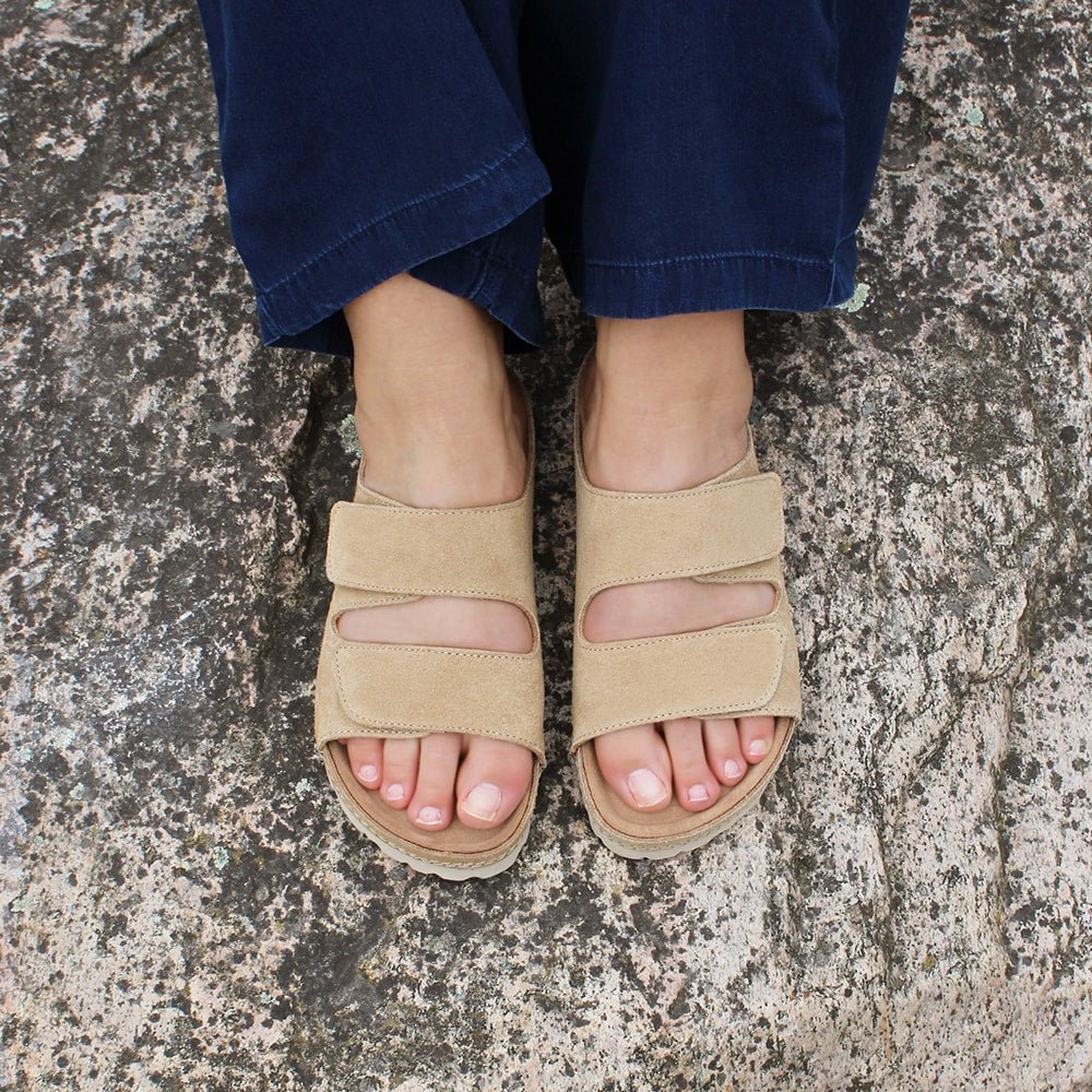 Produktbild 11 - Minfot Luma Sandaler med Klettlukning, Brun Mocka