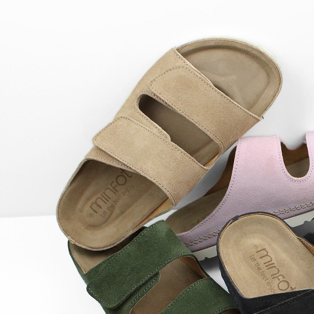 Minfot Luma Sandaler Velcro Ruskind Brun